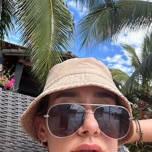 FRYE Women's Sunglasses Gold Large Aviator Sunglasses